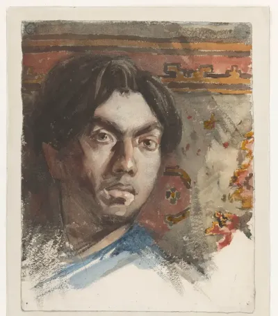 Zelfportret van Jan Toorop