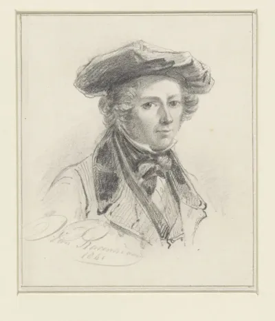 Zelfportret van Jan van Ravenswaay