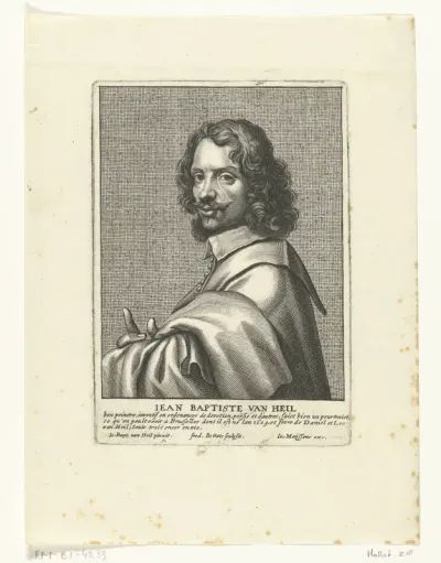 Zelfportret van Jean Baptist van Heil