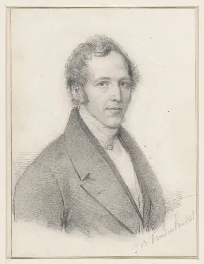 Zelfportret van Jean-Baptiste Van der Hulst