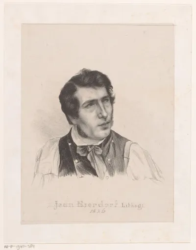 Zelfportret van Jean Kierdorff