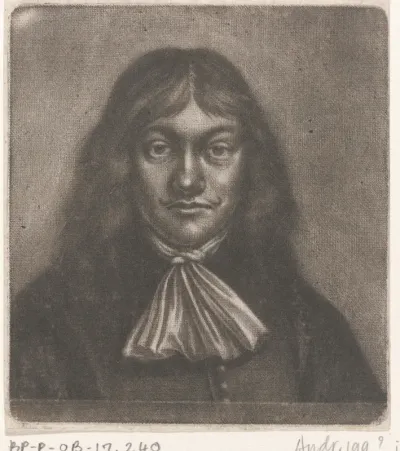 Zelfportret van Johann Friedrich Leonard