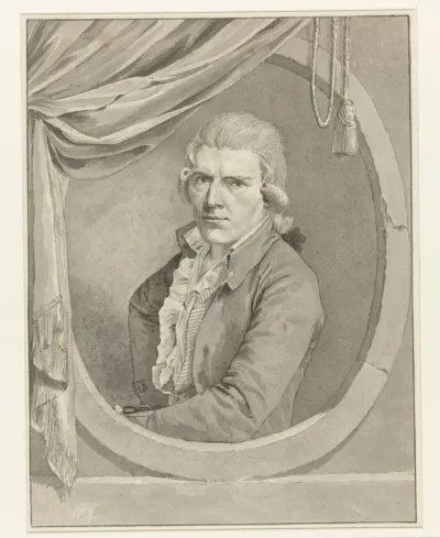 Zelfportret van Johannes Christiaan Bendorp