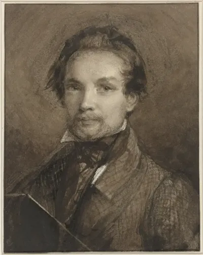 Zelfportret van Johannes de Mare
