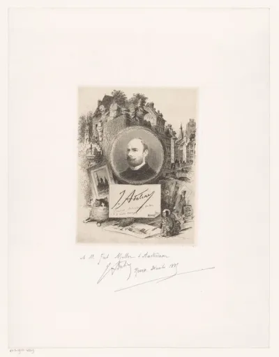 Zelfportret van Jules Adeline