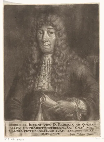 Zelfportret van Justus van der Nypoort