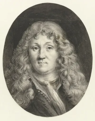 Zelfportret van Ludolf Bakhuysen