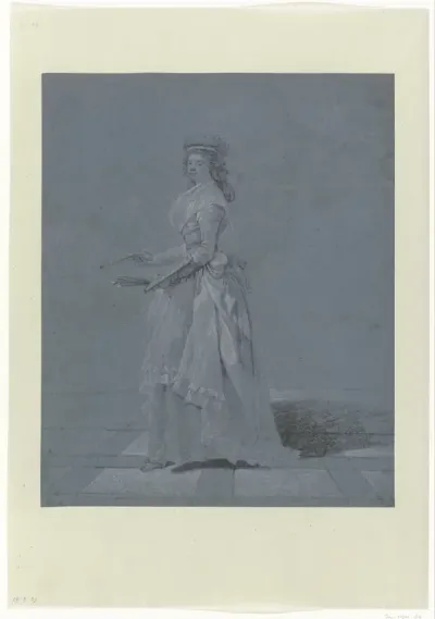 Zelfportret van Marie Lambertine Coclers