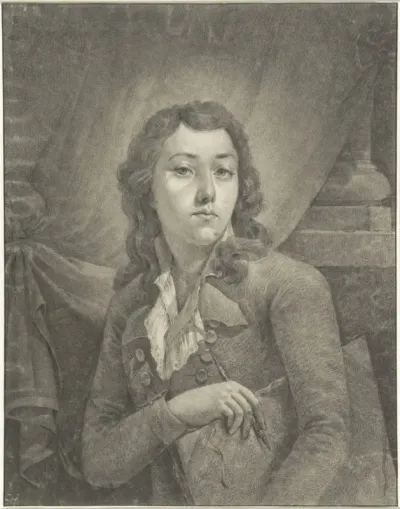Zelfportret van Nicolaus Ritter
