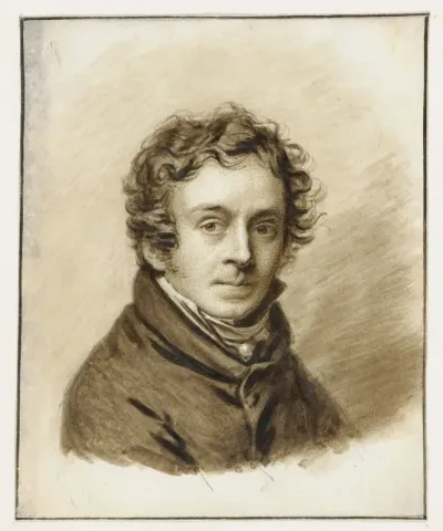 Zelfportret van Pieter Christoffel Wonder