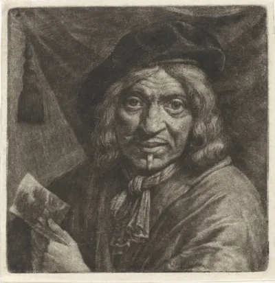 Zelfportret van Pieter Jansz. van Asch