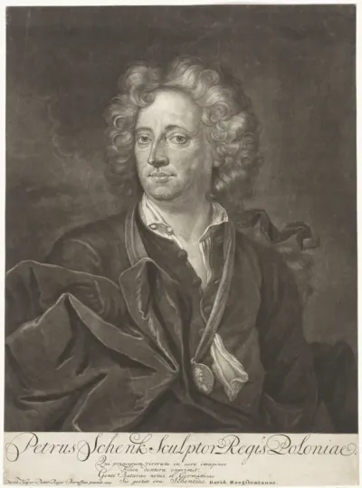 Zelfportret van Pieter Schenk