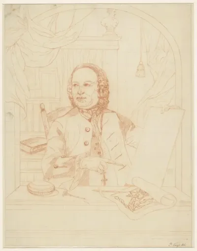 Zelfportret van Pieter Tanjé