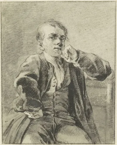Zelfportret van Reinier Vinkeles I