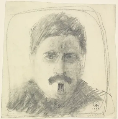 Zelfportret van Samuel Jessurun de Mesquita