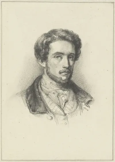 Zelfportret van Theodoor Schaepkens