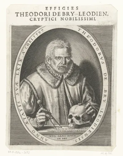 Zelfportret van Theodor de Bry
