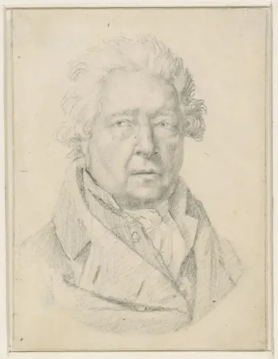 Zelfportret van Willem Jacob Herreyns