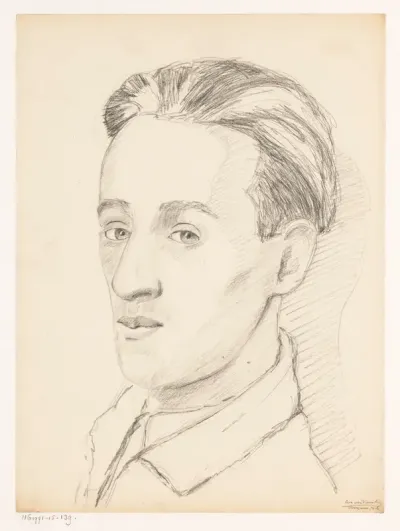 Zelfportret, voorjaar 1942
