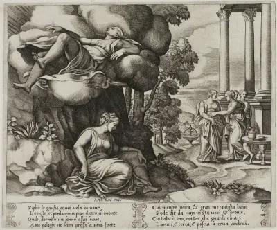 Zephyr Carrying Psyche Off to an Enchanted Palace
