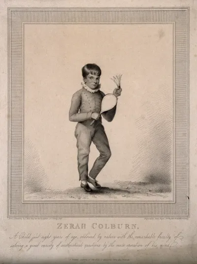 Zerah Colburn, a mental calculator, as a child