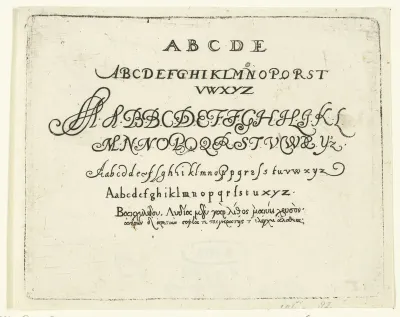 Zes alfabetten