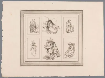 Zes figuurstudies