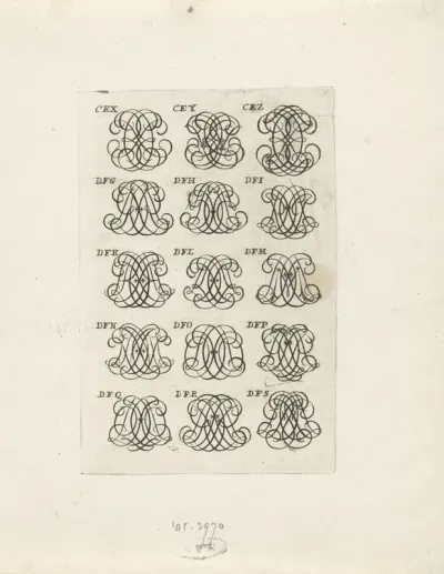 Zes grote monogrammen (CEX-DFS)