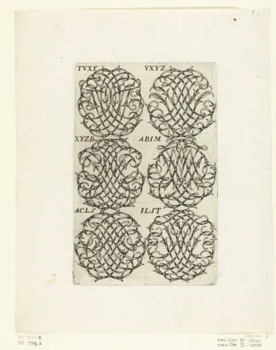 Zes grote monogrammen (TVXY-ILST)