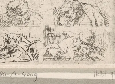 Zes studies van hoofden van apostelen