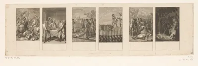 Zes voorstellingen met Brandenburgse oorlogsscènes