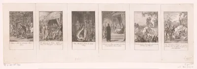 Zes voorstellingen uit de geschiedenis van de eerste kruistocht