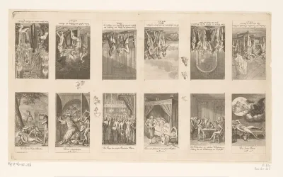 Zes voorstellingen uit de nieuwere geschiedenis en zes voorstellingen uit Blumauers Aeneïde