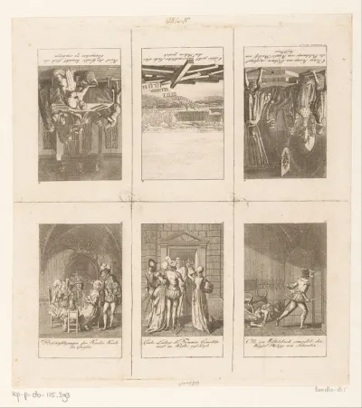 Zes voorstellingen uit de oudere en middelste geschiedenis