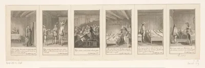 Zes voorstellingen uit Lesage's Gil Blas de Santillane