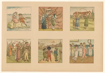 Zes voorstellingen van kinderen