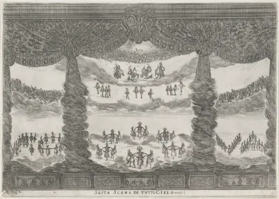 Zesde scène: de hemel
