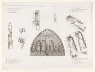 Zeven details van de Sint-Janskathedraal te 's-Hertogenbosch