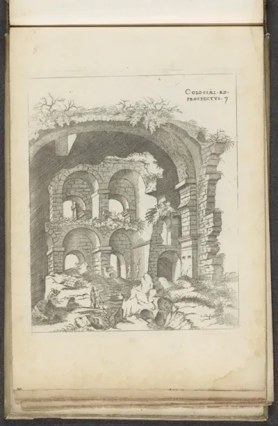 Zevende gezicht op het Colosseum te Rome