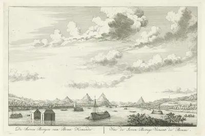 Zevengebergte, gezien vanaf de Rijn