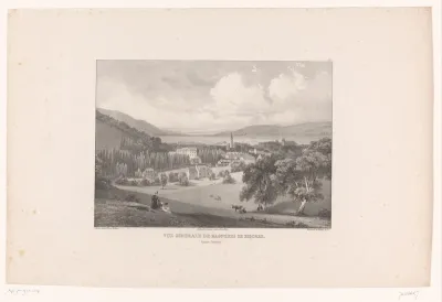 Zicht op Bagnères-de-Bigorre