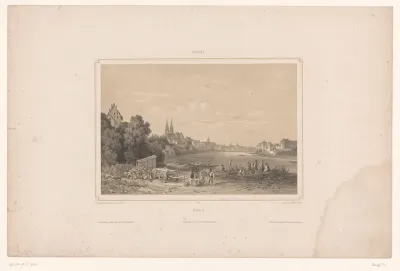 Zicht op Bazel aan de Rijn