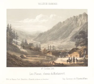 Zicht op de bergpas Col de Balme