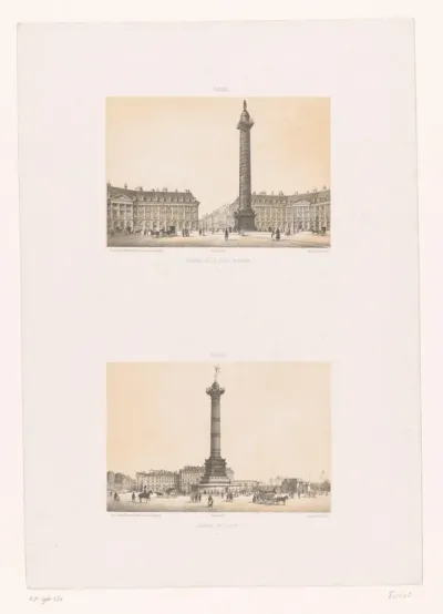 Zicht op de Colonne de Juillet