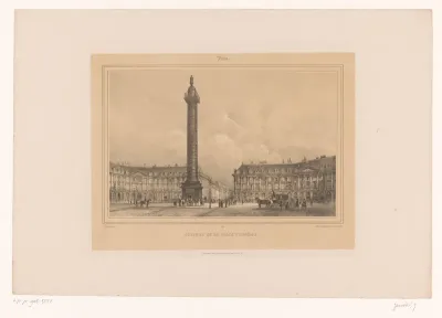 Zicht op de Colonne Vendôme