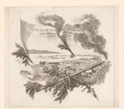 Zicht op de haven van Messina