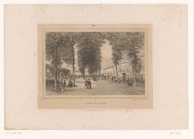 Zicht op de Jardin des Plantes