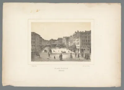 Zicht op de Place Royale in Marseille