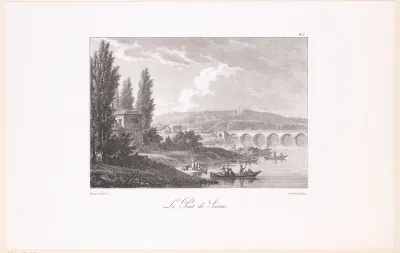 Zicht op de Pont de Sèvres