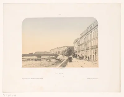 Zicht op de Quai Masséna te Nice
